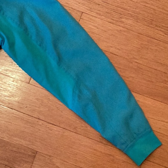 Tehama by Nancy Haley turquoise casual jacket. Zip front elastis - Picture 12 of 15